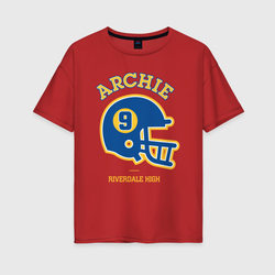 Archie – Женская футболка хлопок Oversize с принтом купить со скидкой в -16%