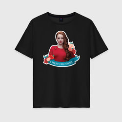 Cheryl Blossom – Женская футболка хлопок Oversize с принтом купить со скидкой в -16%