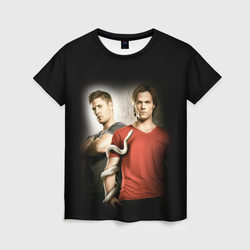 Supernatural – Женская футболка 3D с принтом купить со скидкой в -26%