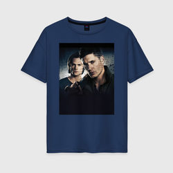 Winchester Brothers – Женская футболка хлопок Oversize с принтом купить со скидкой в -16%