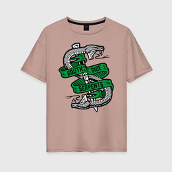 Serpents – Женская футболка хлопок Oversize с принтом купить со скидкой в -16%