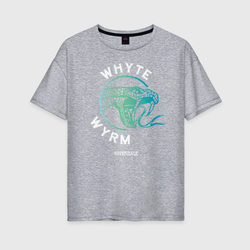 Whyte Wyrm – Женская футболка хлопок Oversize с принтом купить со скидкой в -16%