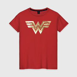 Wonder Woman logo – Женская футболка хлопок с принтом купить со скидкой в -20%