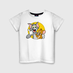 Tom&Jerry – Детская футболка хлопок с принтом купить со скидкой в -20%