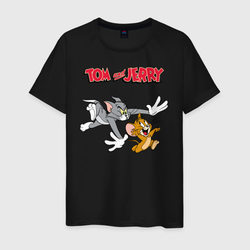 Tom&Jerry – Мужская футболка хлопок с принтом купить со скидкой в -20%