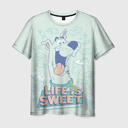 Life is Sweet – Мужская футболка 3D с принтом купить со скидкой в -26%