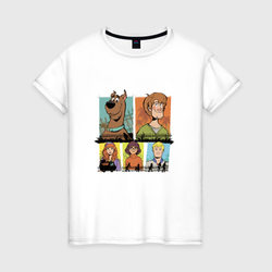 Скуби-Ду – Женская футболка хлопок с принтом купить со скидкой в -20%