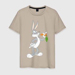 Багз Банни – Мужская футболка хлопок с принтом купить со скидкой в -20%