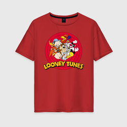 Looney Tunes – Женская футболка хлопок Oversize с принтом купить со скидкой в -16%