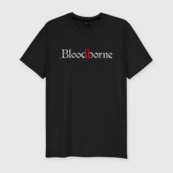 Bloodborne – Мужская футболка хлопок Slim с принтом купить