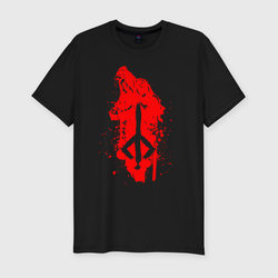 Bloodborne – Мужская футболка хлопок Slim с принтом купить