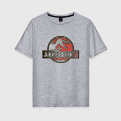 Jurassic World | Мир юрского периода (Z) – Женская футболка хлопок Oversize с принтом купить со скидкой в -16%