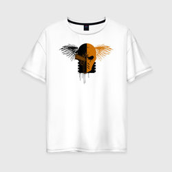 Deathstroke – Женская футболка хлопок Oversize с принтом купить со скидкой в -16%