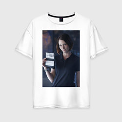 Alex Danvers – Женская футболка хлопок Oversize с принтом купить со скидкой в -16%