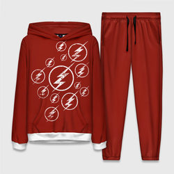 The Flash Logo – Женский костюм с толстовкой 3D с принтом купить со скидкой в -25%