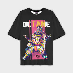 Apex Legends Octane – Мужская футболка oversize 3D с принтом купить со скидкой в -50%