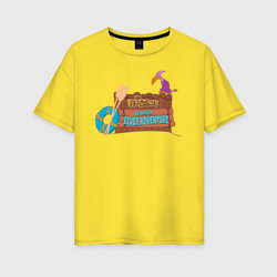 River Adventure – Женская футболка хлопок Oversize с принтом купить со скидкой в -16%