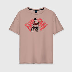 Dream Demon – Женская футболка хлопок Oversize с принтом купить со скидкой в -16%