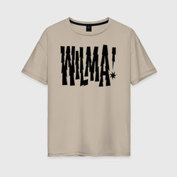 Wilma – Женская футболка хлопок Oversize с принтом купить со скидкой в -16%