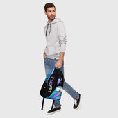 Рюкзак с принтом STANDOFF 2 — RUSH для любого человека, вид спереди №5. Цвет основы: белый