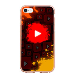 YouTube  – Чехол для iPhone 6Plus/6S Plus матовый с принтом купить