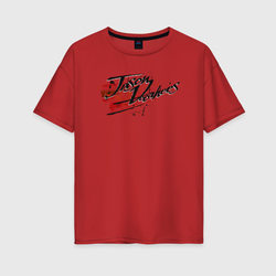 Jason Voorhees Logo – Женская футболка хлопок Oversize с принтом купить со скидкой в -16%