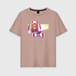 Старфаер – Женская футболка хлопок Oversize с принтом купить со скидкой в -16%