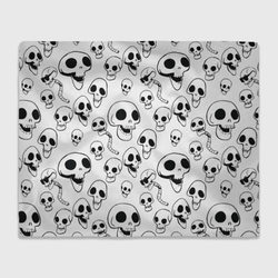 Skulls pattern – Плед 3D с принтом купить со скидкой в -14%