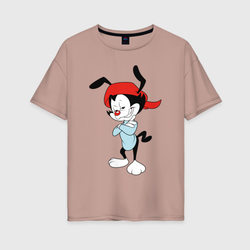 Вакко Уорнер.Animaniacs – Женская футболка хлопок Oversize с принтом купить со скидкой в -16%