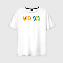Wacky Races – Женская футболка хлопок Oversize с принтом купить со скидкой в -16%