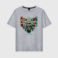 Unite the kingdoms – Женская футболка хлопок Oversize с принтом купить со скидкой в -16%