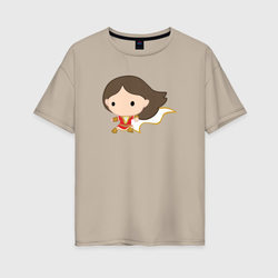 Мэри – Женская футболка хлопок Oversize с принтом купить со скидкой в -16%