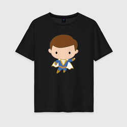 Маленький Фредди – Женская футболка хлопок Oversize с принтом купить со скидкой в -16%