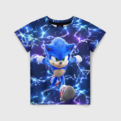 Sonic – Детская футболка 3D с принтом купить со скидкой в -44%