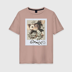Gizmo – Женская футболка хлопок Oversize с принтом купить со скидкой в -16%