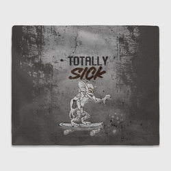 Totaly sick – Плед 3D с принтом купить со скидкой в -14%