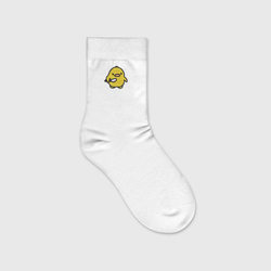 Угрожающий утёнок – Детские носки с вышивкой с принтом купить