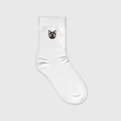 Кошка Луна – Детские носки с вышивкой с принтом купить