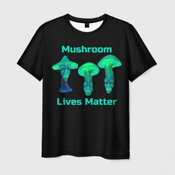 Mushroom Lives Matter – Мужская футболка 3D с принтом купить со скидкой в -26%