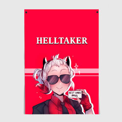 Helltaker ярко красный – Постер с принтом купить