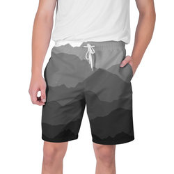 горы – Мужские шорты 3D с принтом купить
