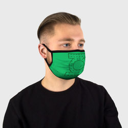 Green Lantern маска – Маска защитная с принтом купить со скидкой в -30%