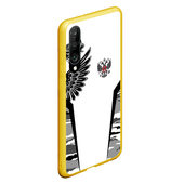 Чехол для Honor P30 с принтом Камуфляж Россия для любого человека, вид спереди №3. Цвет основы: желтый