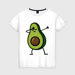 Авокадо DAB – Женская футболка хлопок с принтом купить со скидкой в -20%