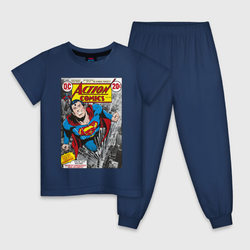Action comics – Детская пижама хлопок с принтом купить со скидкой в -9%