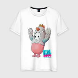 Fall Guys Ultimate Knockout голубь – Мужская футболка хлопок с принтом купить со скидкой в -20%