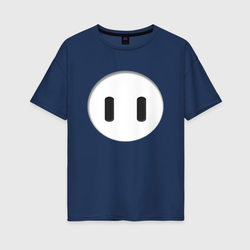 Fall Guys – Женская футболка хлопок Oversize с принтом купить со скидкой в -16%