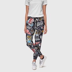 Pop art – Женские брюки 3D с принтом купить