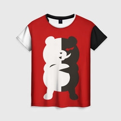 Monokuma стилизованный – Женская футболка 3D+ с принтом купить со скидкой в -31%