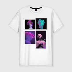 Vaporwave art 78 – Мужская футболка хлопок Slim с принтом купить